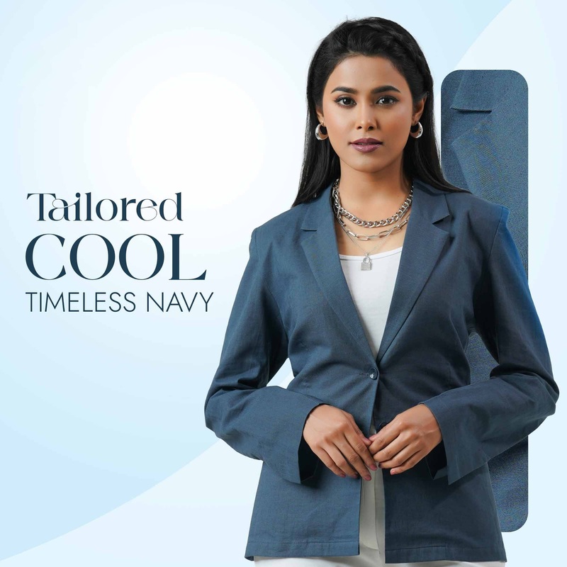 Womens Navy Blazer S NAVY