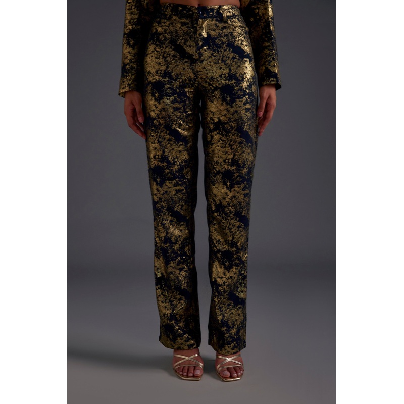 Gold Heathermoss Trousers 24 Black