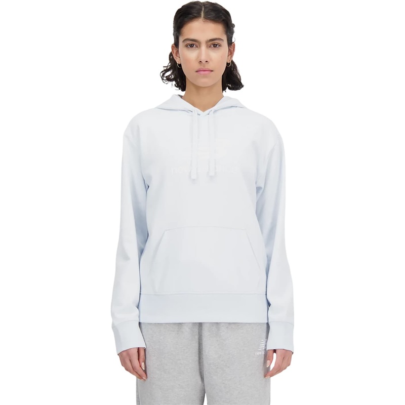 New Balance Essentials Stacked Logo French Terry Hoodie – Women’s