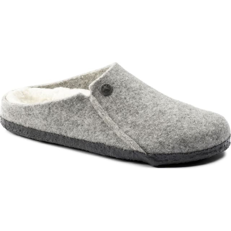 Birkenstock Zermatt Shearling Wool Felt Slippers [Narrow] – Kids