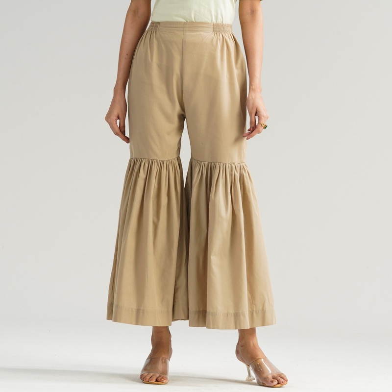 Womens Dark Beige Bottom L DARK BEIGE