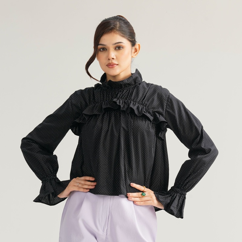 Womens Black Top 2XL BLACK