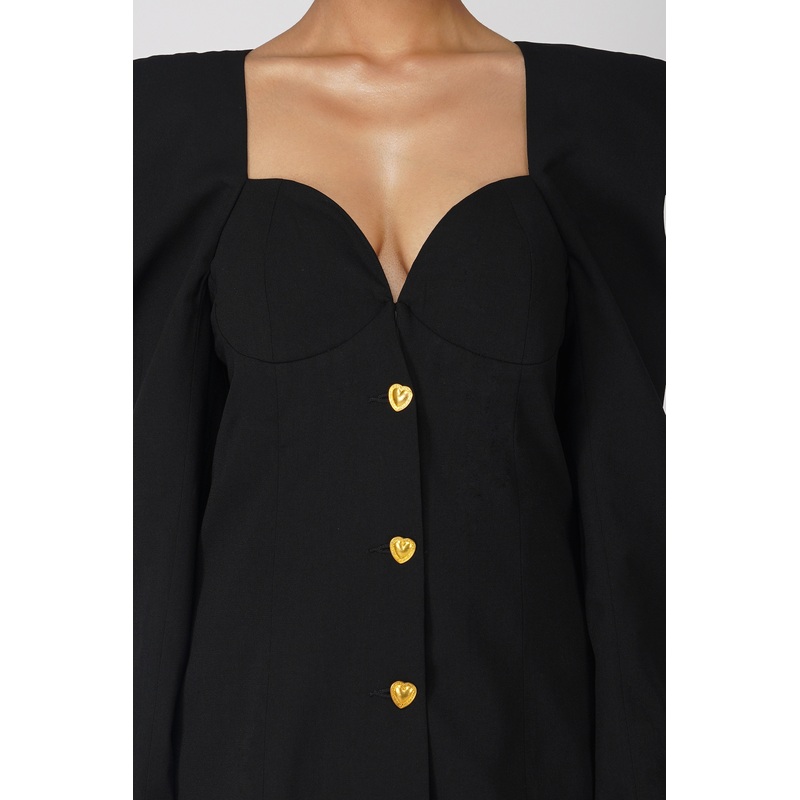 Emily In Paris: Blazer Mini Dress XS Black