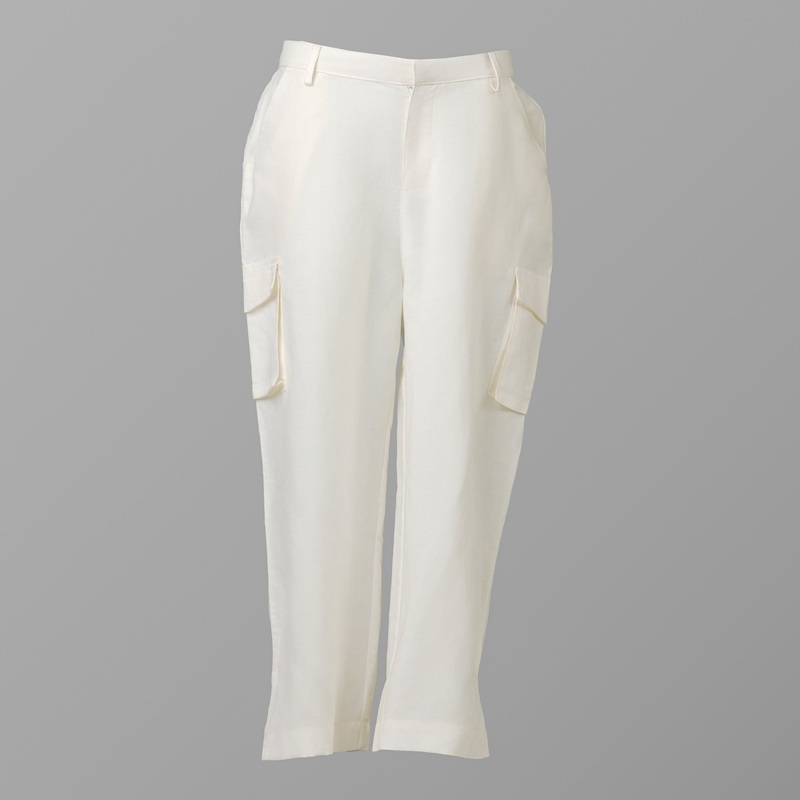 Womens White Pant 32 WHITE
