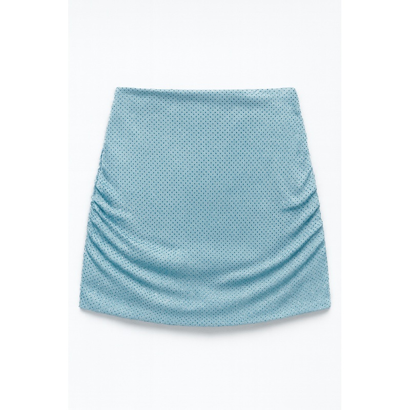 Blue Stone Mini Skirt 26