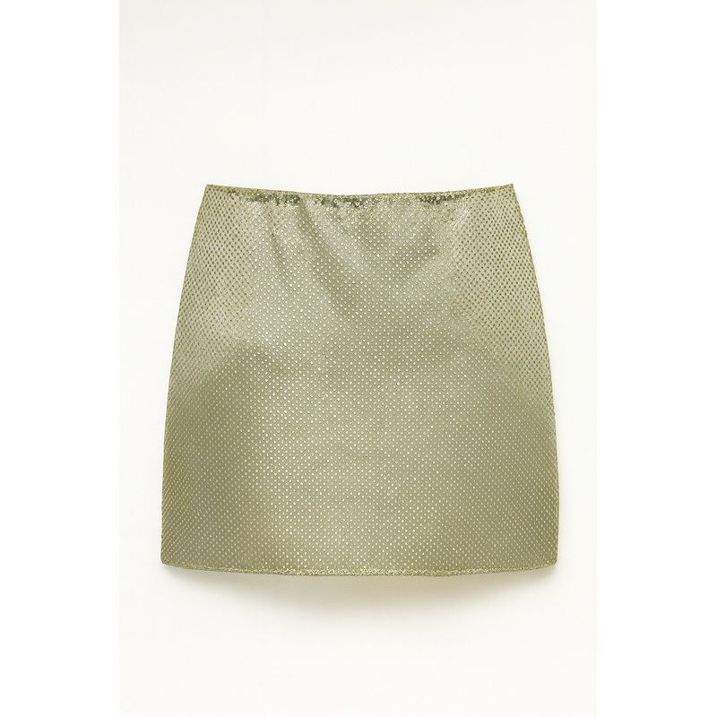 Champagne Stone Mini Skirt 26
