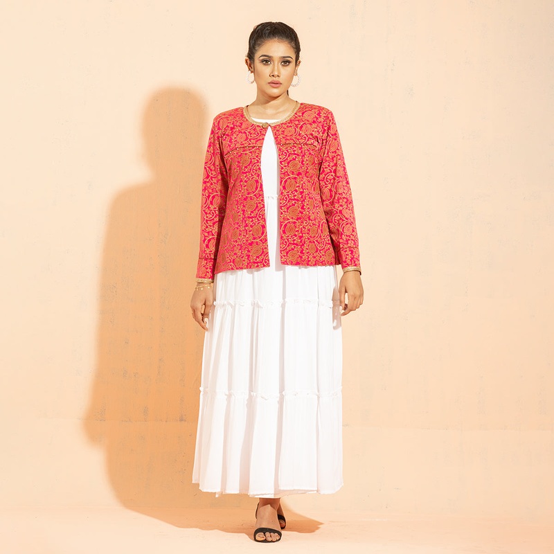 Womens Jacket- Pink S PINK