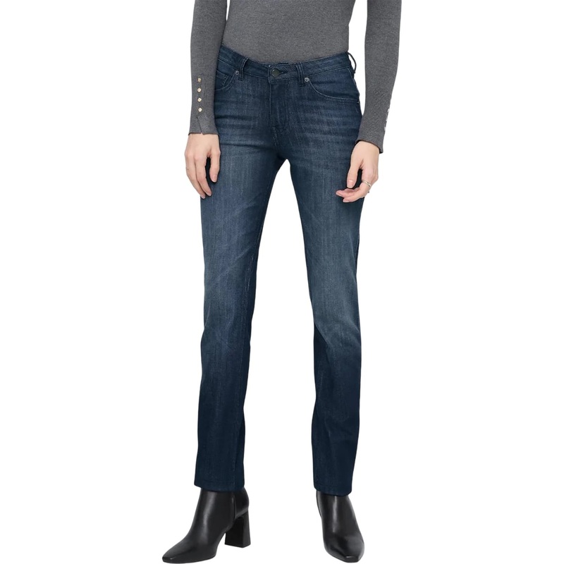 Duer Performance Denim Mid Rise Slim Straight Jeans – Women’s