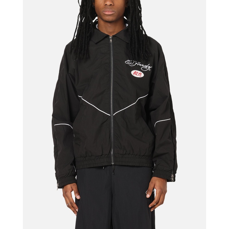 Ed Hardy Zip Track Jacket Black XS