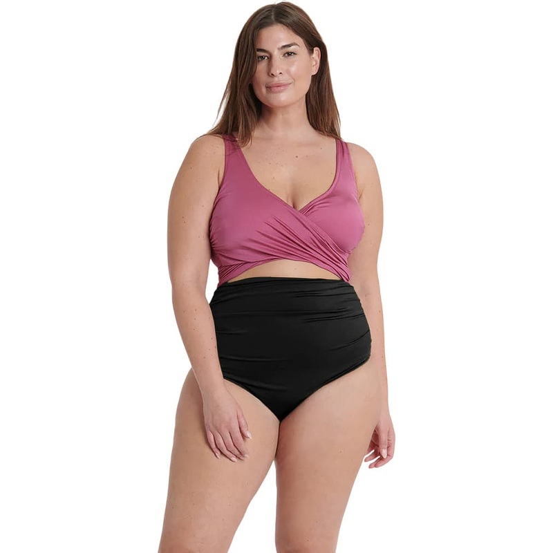 Everyday Sunday Plus Size Tank Wrap One-Piece Swimsuit – Women’s