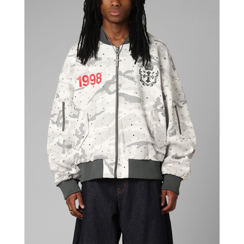 Loiter Hailstorm Bomber Snow Camo XS