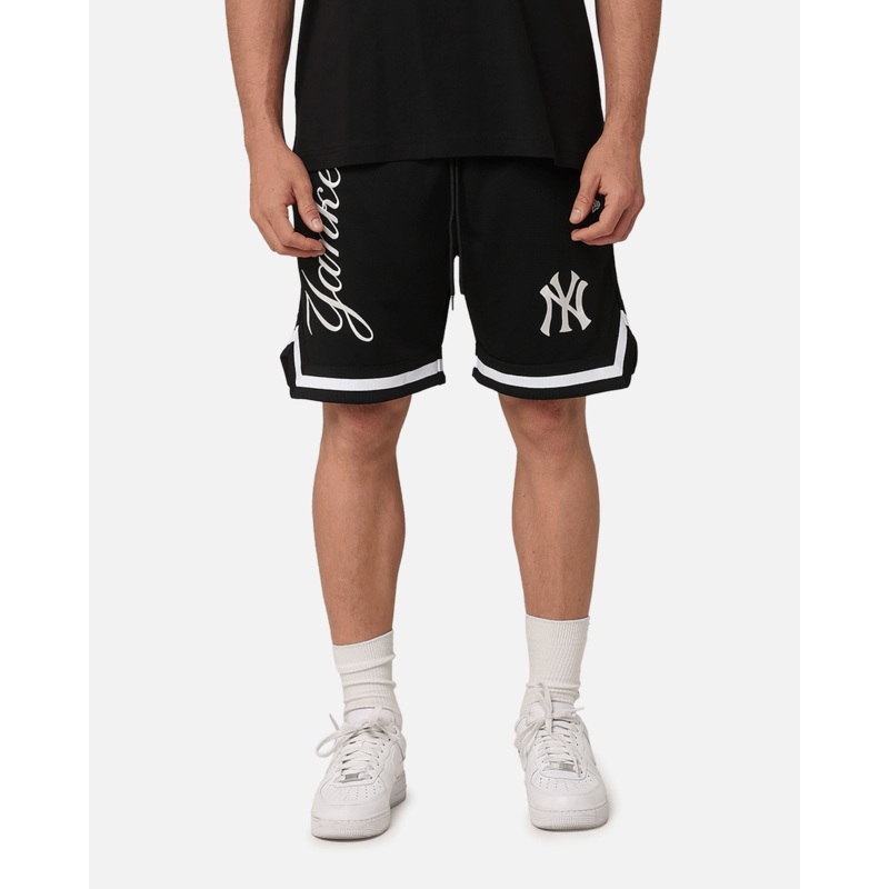 New Era New York Yankees Mesh Glow Shorts Black S
