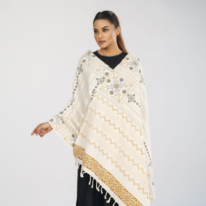 Womens Shawl- Brown 95″ Inch BROWN