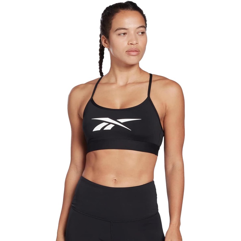 Reebok Reebok Lux Skinny Strap Medium-Support Sports Bra – Womens