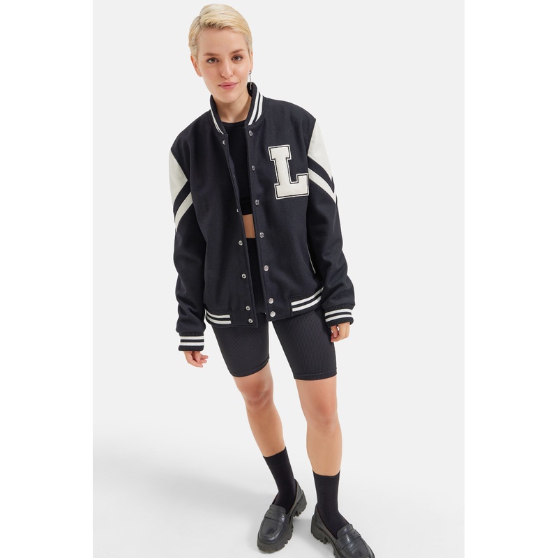 Sonic – L’avenir Teddy Jacket – Black & White XS