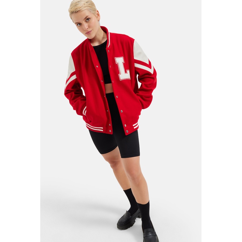 Sonic – L’avenir Teddy Jacket – Red & White XS