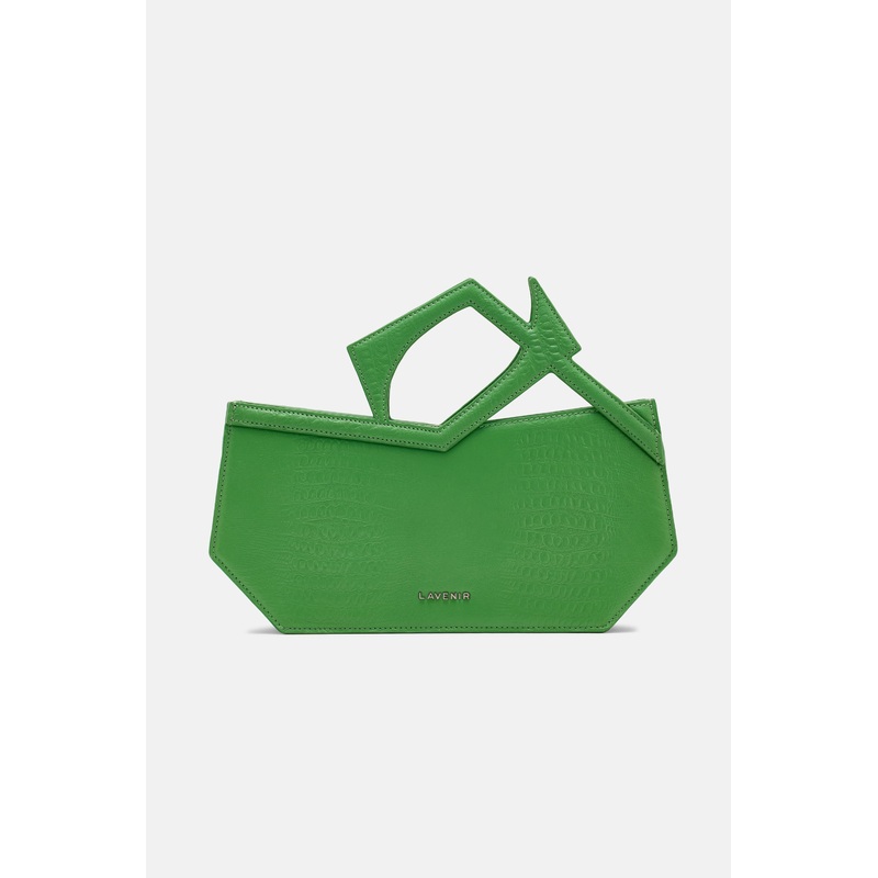 Abigail – Asymmetric Hand Bag – Lawn Green