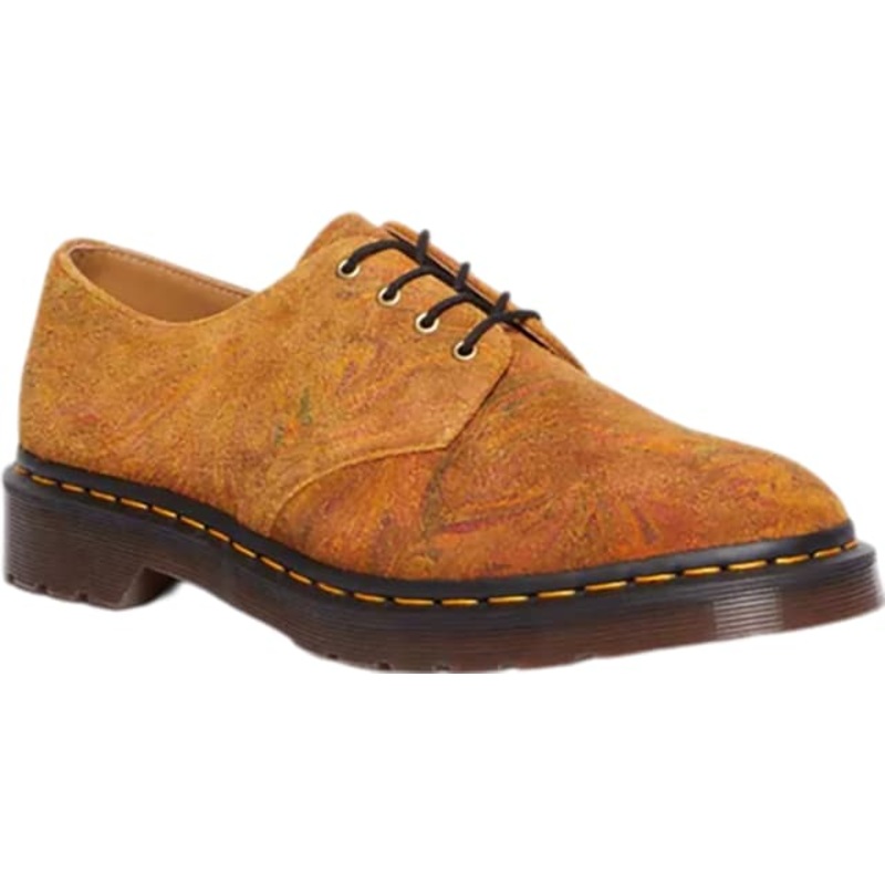 Dr. Martens Smiths Marbled Suede Shoes – Unisex