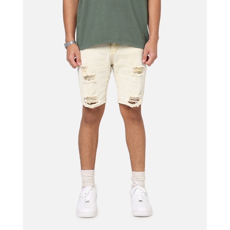 Saint Morta Dynasty V2 Denim Shorts Dirty Blonde 28