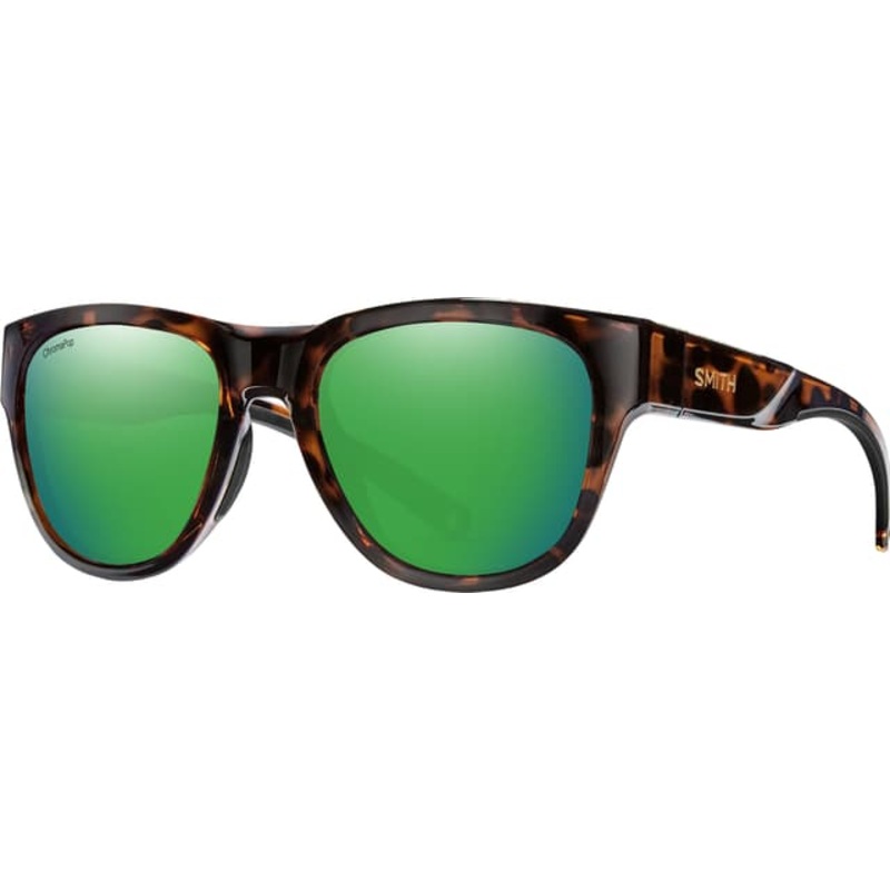 Smith Optics Rockaway Sunglasses – Tortoise – ChromaPop Glass Polarized Green Mirror Lens