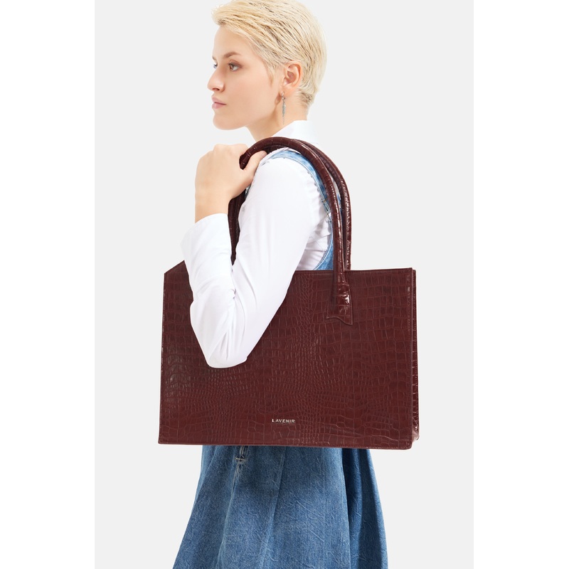 Wictoria – Tote Bag – Croco Red Potting Soil