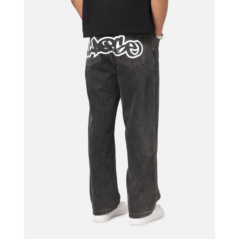 X-Large Mark Bull Denim 91 Pants Washed Black 30