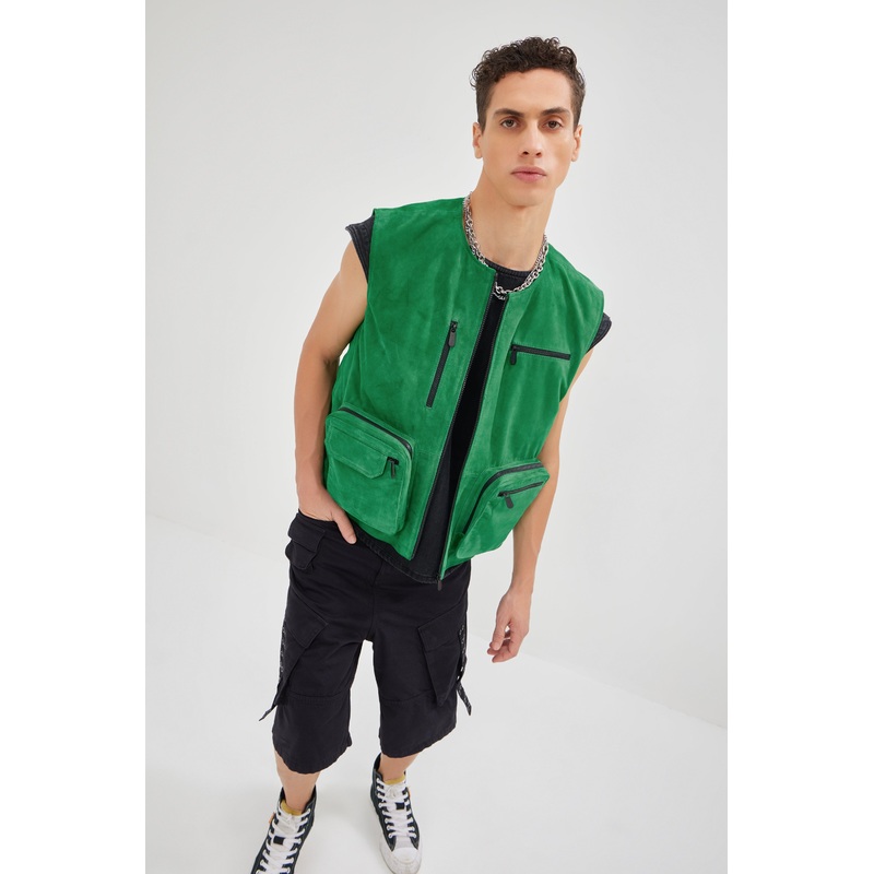 Massimo – Utility Suede Gilet S