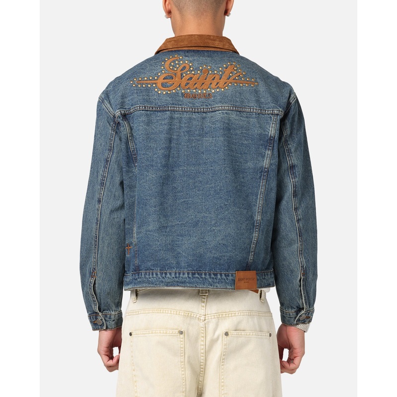 Saint Morta Rodeo Drive Denim Jacket Dirty Blue S
