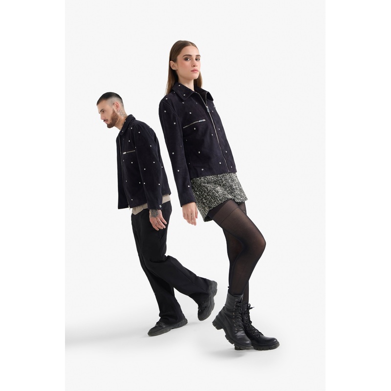 Avis – Unisex Suede Studded Jacket S
