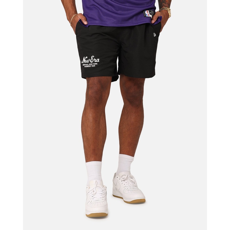 New Era Woven Shorts Black S