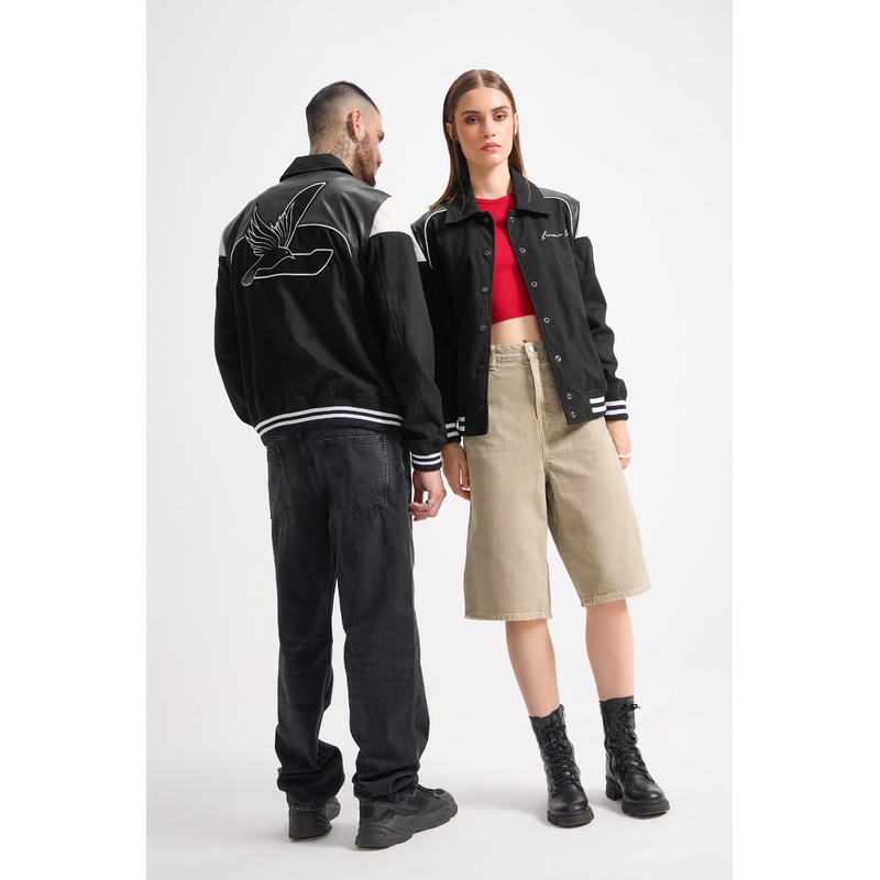 Paris – Unisex Leather Varsity S