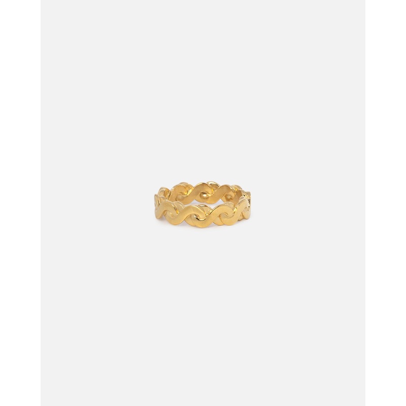 Saint Morta Infinity Ring Gold 8