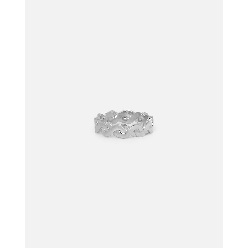 Saint Morta Infinity Ring White Gold 8