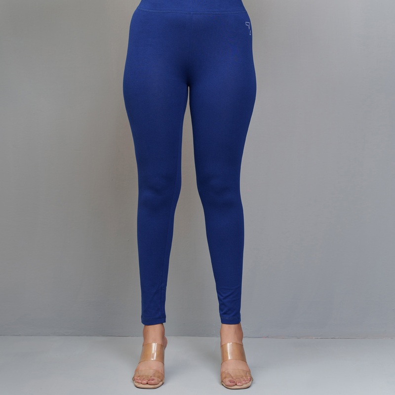 Womens Blue Leggings 2XL BLUE