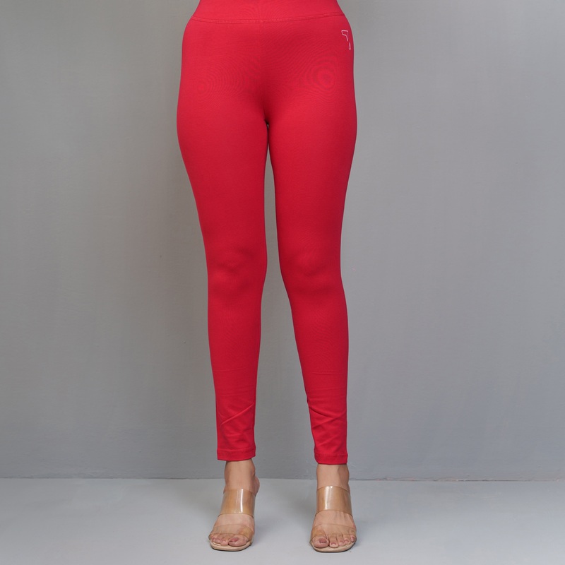 Womens  Red Leggings 2XL RED