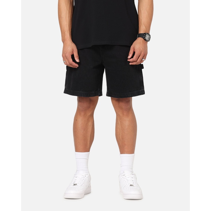 Carre C-Star Denim Shorts Black Wash 28