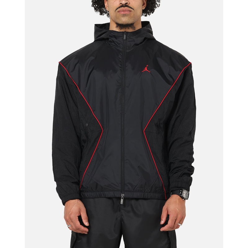 Jordan Brooklyn Draft Jacket Black/Black/Red S