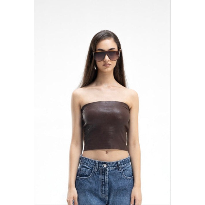 Noir Skin Top – Brown XS