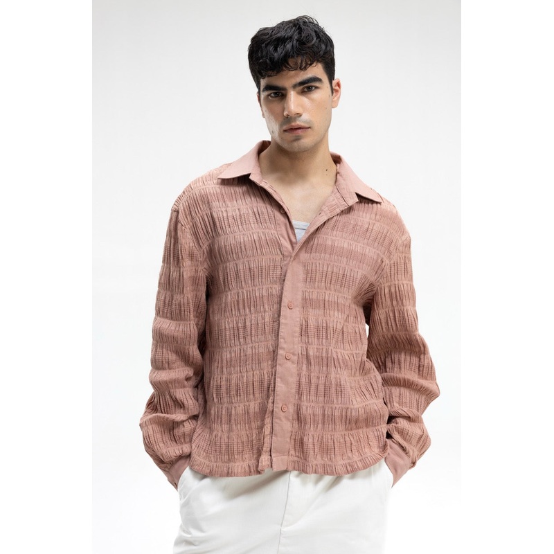 Romeo Shirt- Dusty Pink S Ivorydust