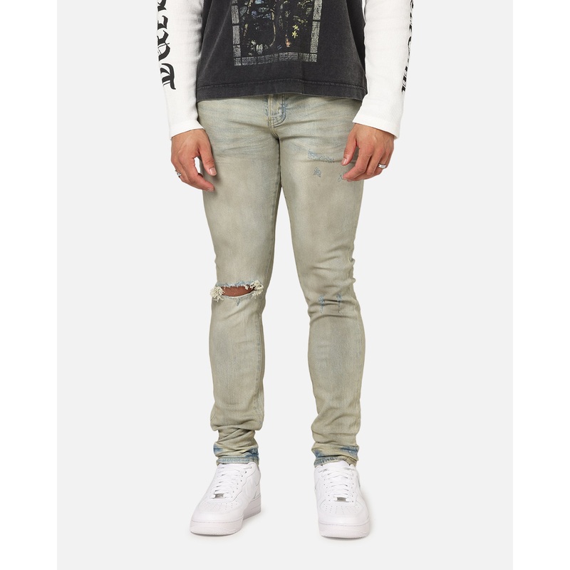 Saint Morta Dynasty Dirty Distressed Jeans Dirty Denim 28