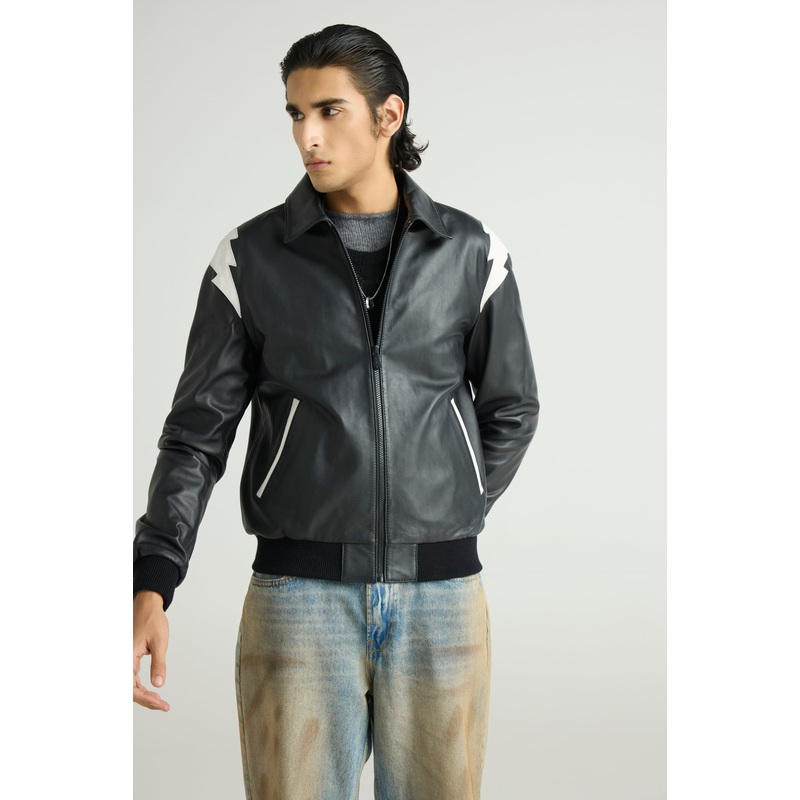 VOLTAGE  STRIKE LEATHER VARSITY S