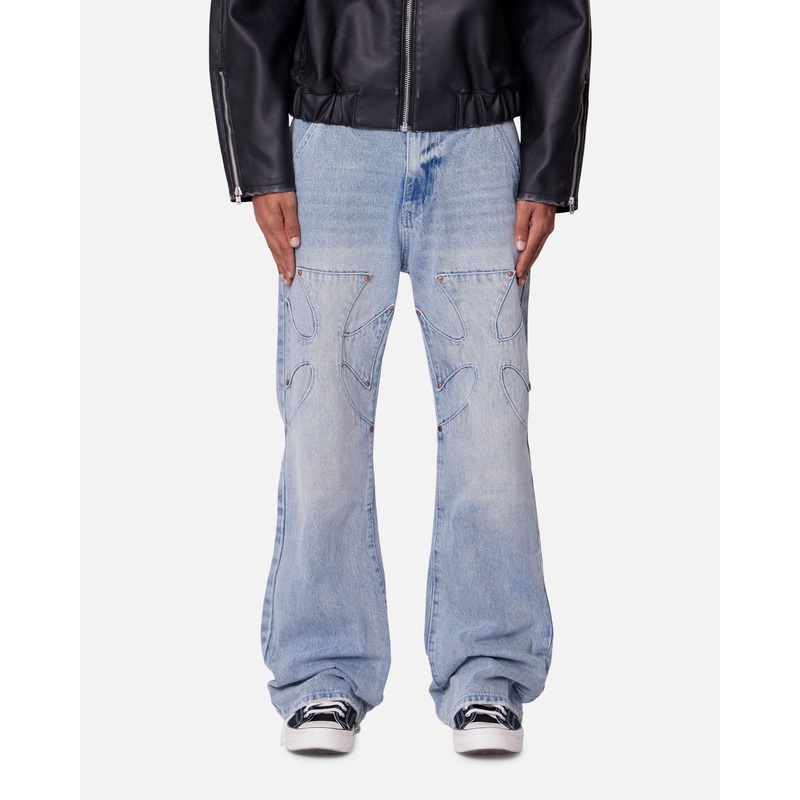 MNML Bootcut Iron Cross Jeans Blue 28