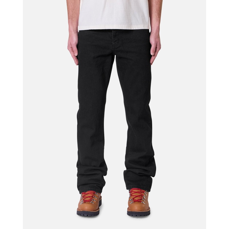 MNML Raw Bootcut Denim Jeans Rinsed Black 28
