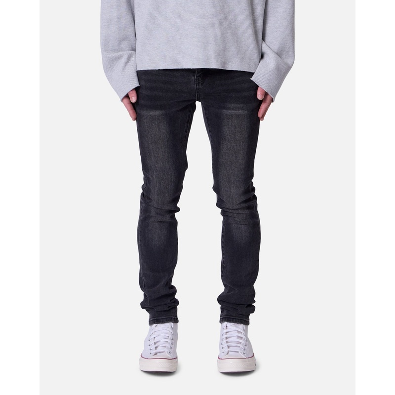 MNML Skinny Denim Jeans Washed Black 28