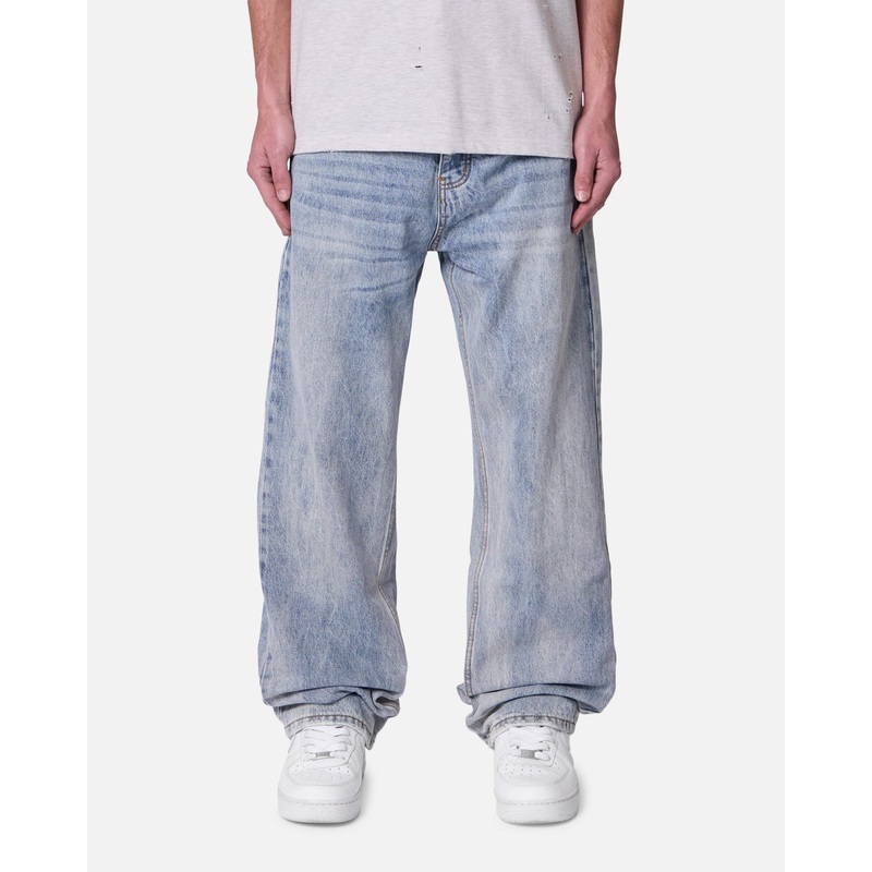 MNML Ultra Baggy Denim Jeans Light Blue 28