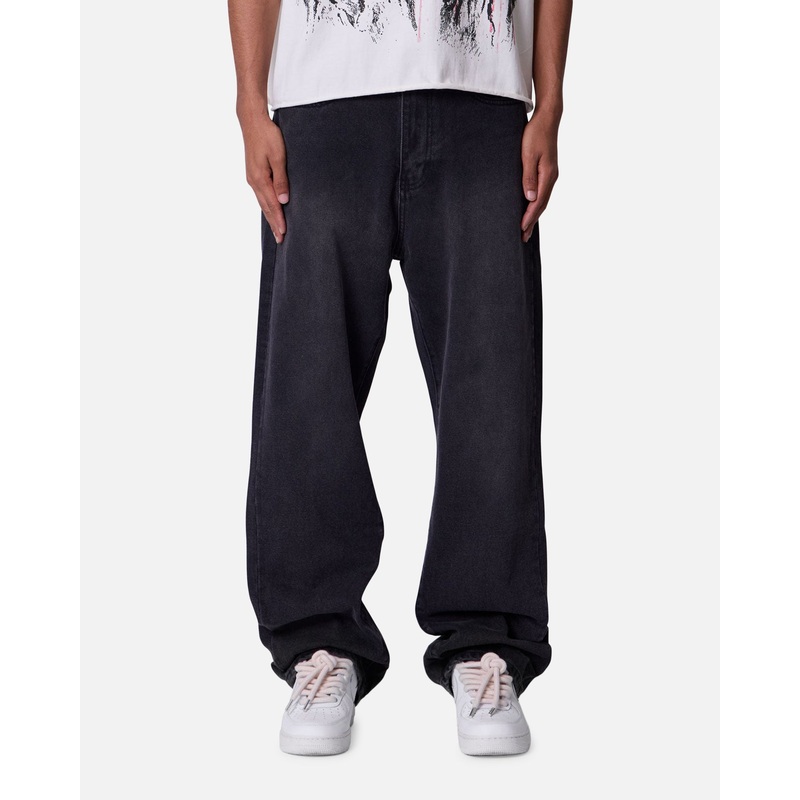MNML Ultra Baggy Denim Jeans Vintage Black 28
