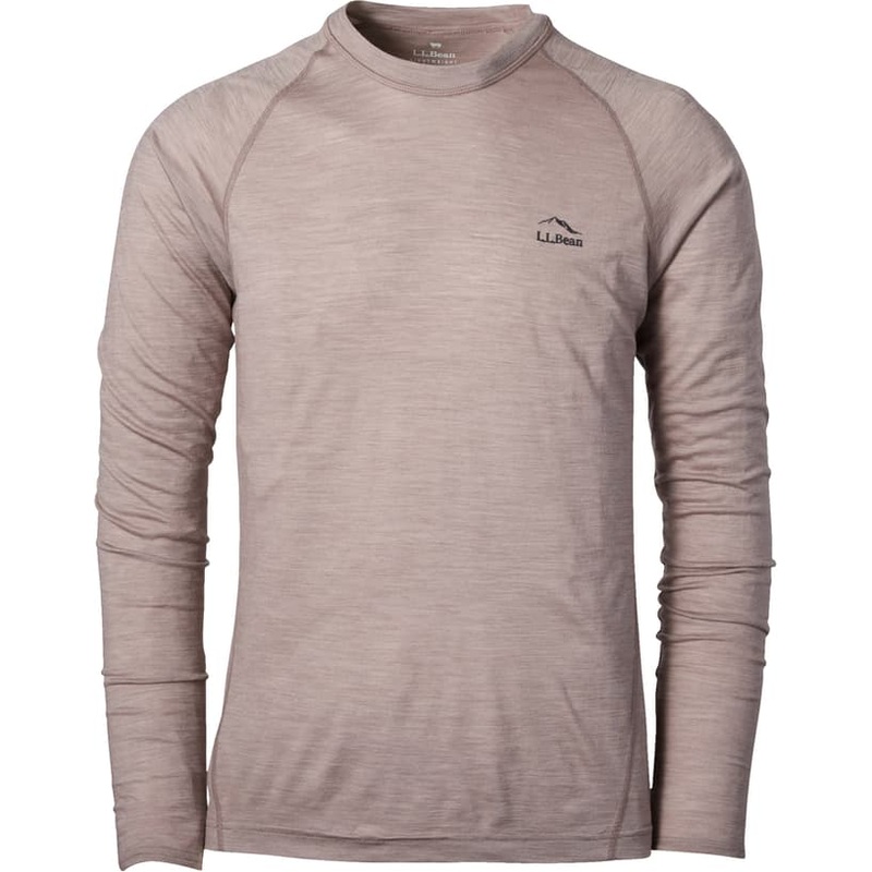 L.L. Bean Cresta Ultralight 150 Stripe Crew Neck Base Layer Top – Men’s
