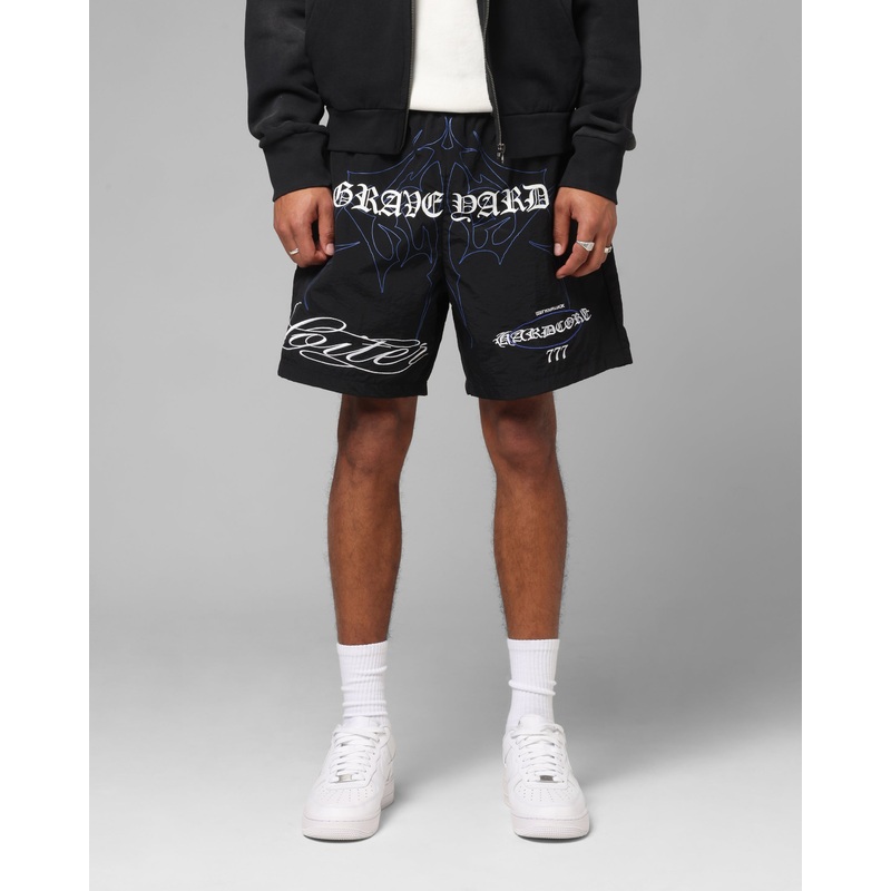 Loiter Hardcore Walk Shorts Black XS