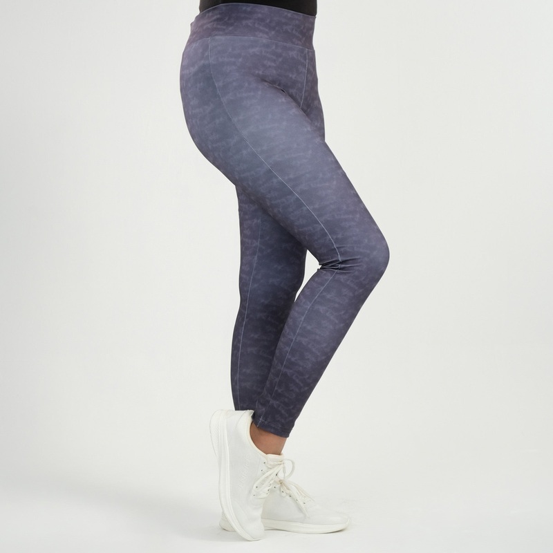 Womens Green Printed Leggings 2XL GREEN AOP