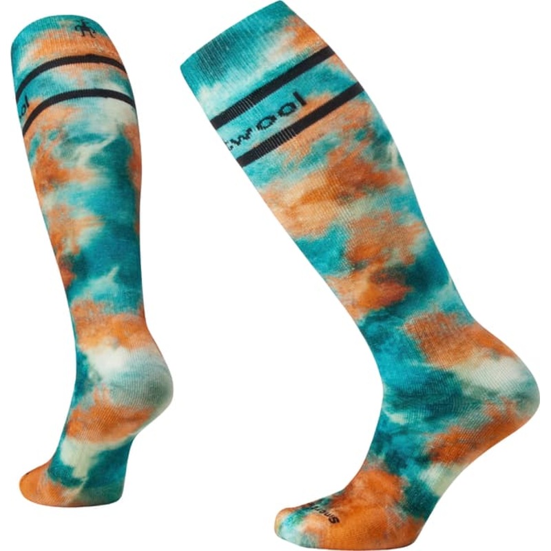 Smartwool Ski Full Cushion Tie Dye Print OTC Socks – Women’s